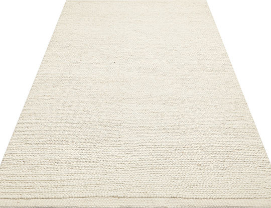 SteweHome Χειροποίητο Χαλί Ορθογώνιο Μπεζ 130x190cm