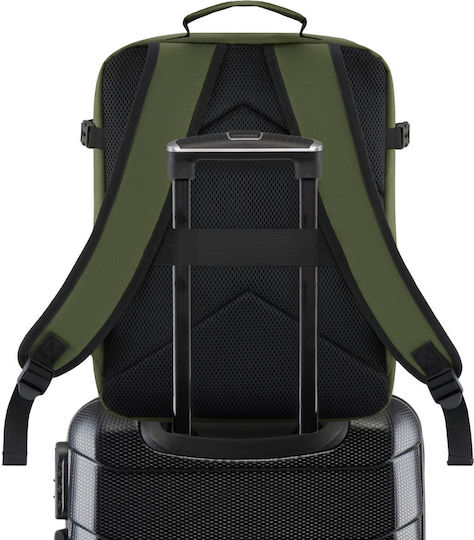 Zagatto Geantă Voiaj Înapoi 24lt Verde Din Țesătură L30xL20xÎ40cm