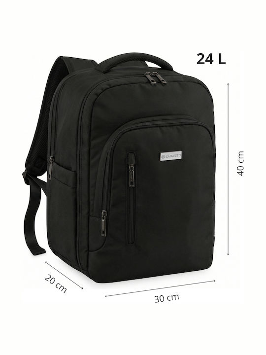 Zagatto Backpack Αδιάβροχο 24lt Μαύρο