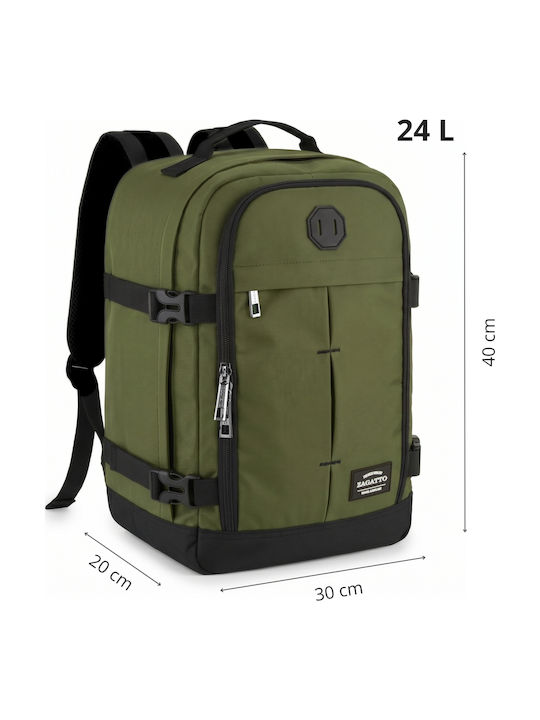 Zagatto Rucsac Impermeabil 24l Verde