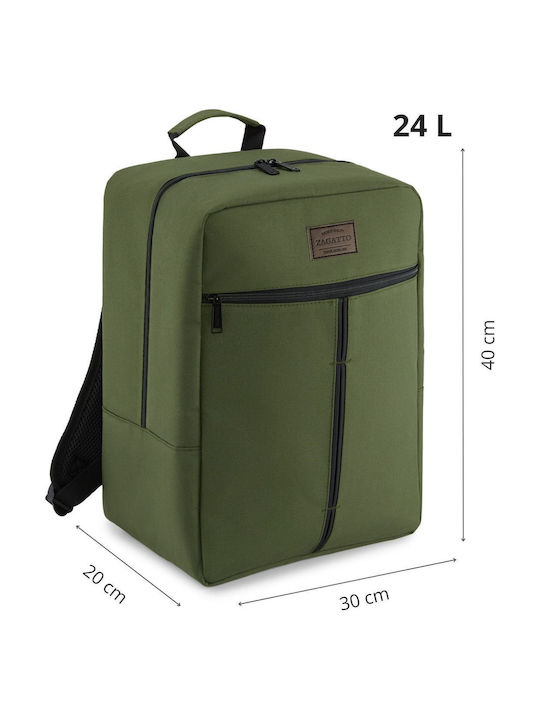Zagatto Backpack Waterproof 24l Green