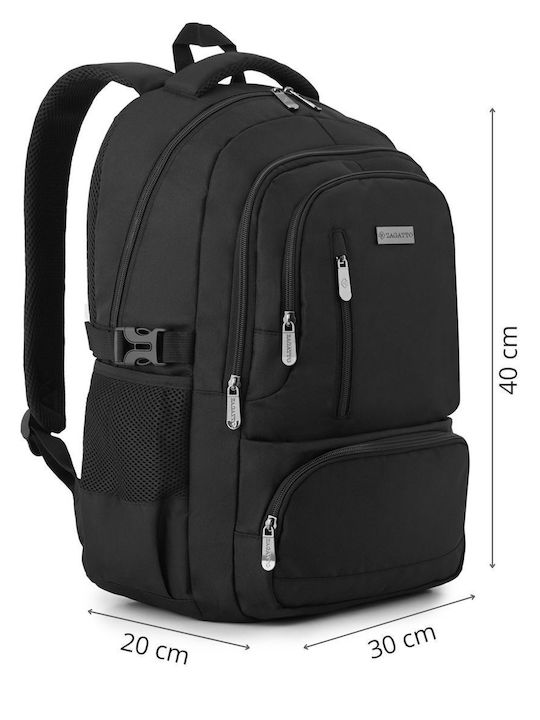 Zagatto Backpack Αδιάβροχο 27lt Μαύρο