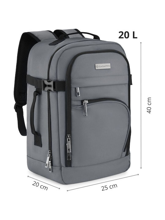 Zagatto Rucsac Impermeabil 20l Gri