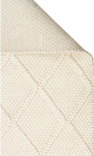 SteweHome Χειροποίητο Χαλί Ορθογώνιο Μπεζ 130x190cm