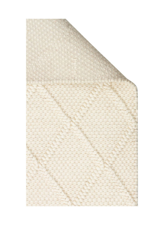 SteweHome Handmade Beige Runner Rug 80x150cm