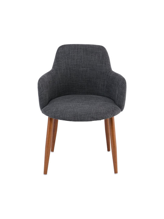 Soul Dining Chair with Fabric Upholstery Grey EM713,1