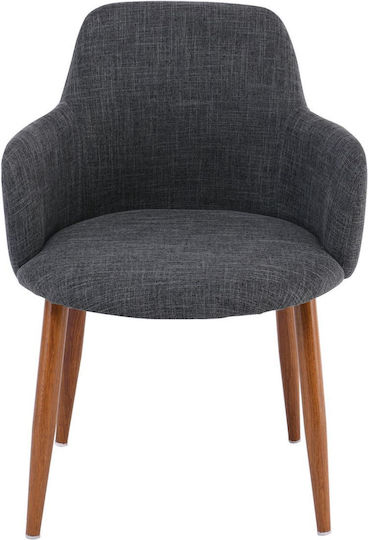 Soul Dining Chair With Fabric Upholstery Grey 57x78cm EM713,1
