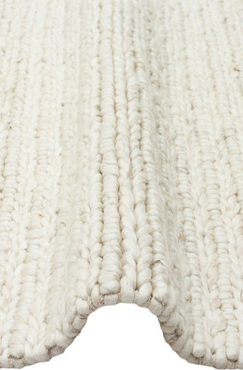 SteweHome Handmade Rug 80x150cm Beige SteweHome Handmade Rug 80x150cm Beige