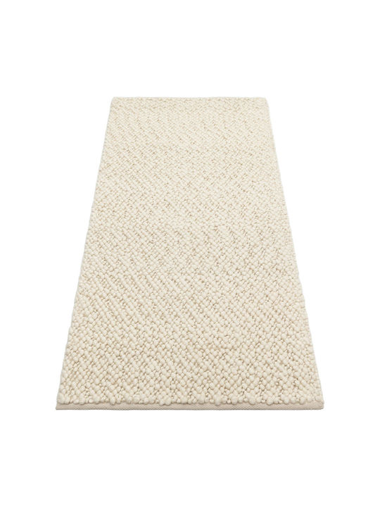 SteweHome Handmade Rectangular Beige Rug 130x190cm
