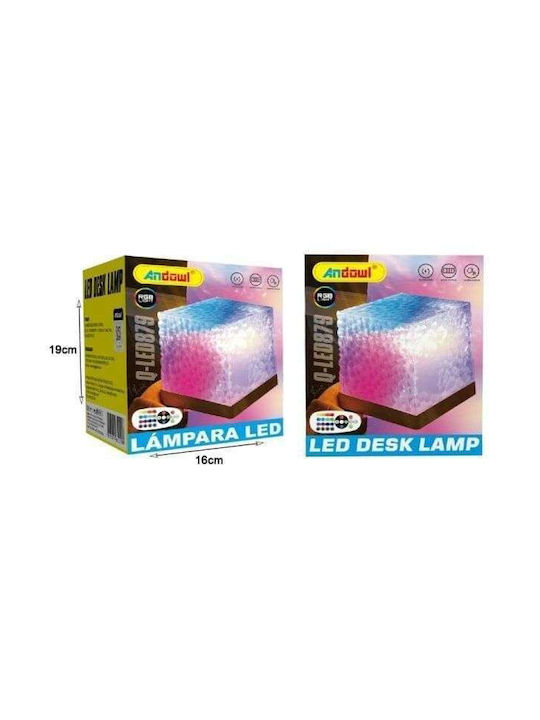 Andowl Διακοσμητικό Φωτιστικό LED RGB