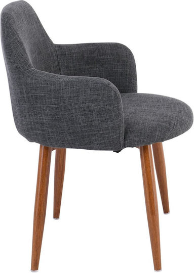Soul Dining Chair With Fabric Upholstery Grey 57x78cm EM713,1