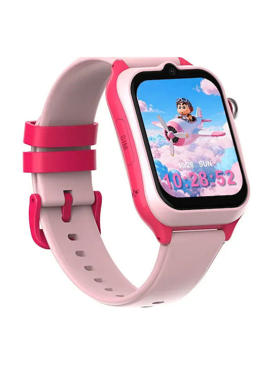 Nubki Kids' Smartwatch 4G with GPS & Pink Camera