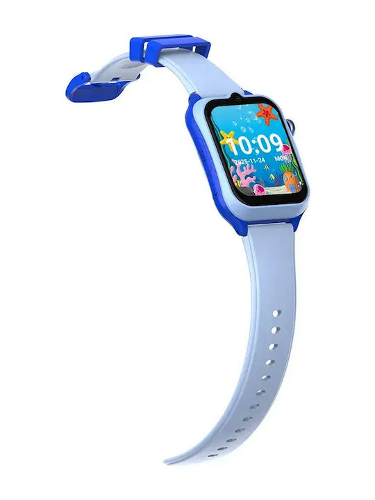 Nubki Kids' Smartwatch 4G with GPS & Blue Camera