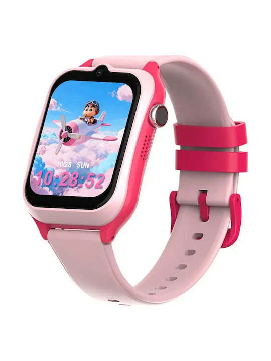 Nubki Kids' Smartwatch 4G with GPS & Pink Camera
