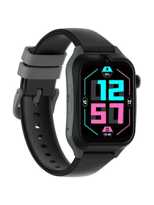 Nubki Kinder-Smartwatch 4G mit GPS und Kamera Schwarz
