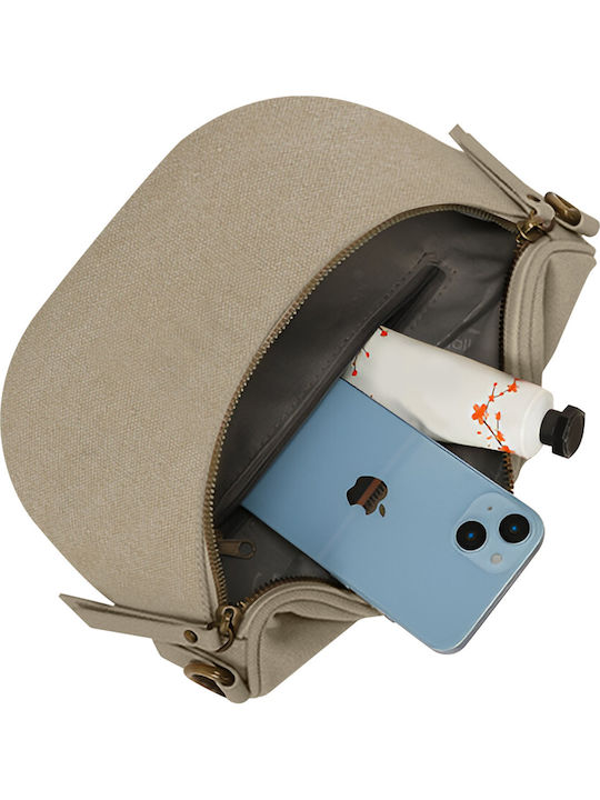 Gallantry Gürteltasche Luna Stoff Schultergurt Taupe