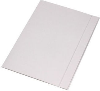 Dosar Elastic Alb Carton 250g 25 Bucăți