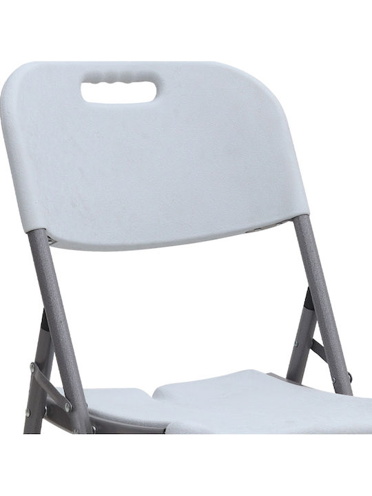 Catering Gartenstühle Kunststoff Capri Weiß vom Eis GP058-0011 45x50x88cm