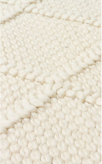 SteweHome Handmade Rug 80x300cm Beige SteweHome Handmade Rug 80x300cm Beige