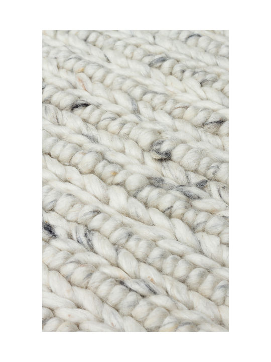 SteweHome Handmade Gray Runner Rug 80x300cm