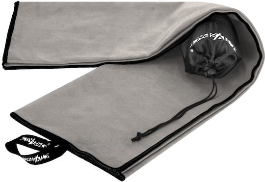 Activ Space Πετσέτα Microfiber Σώματος Γκρι 180x90εκ.
