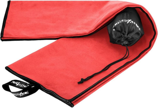Activ Space Πετσέτα Microfiber Σώματος σε Θήκη Κόκκινη 180x90εκ.