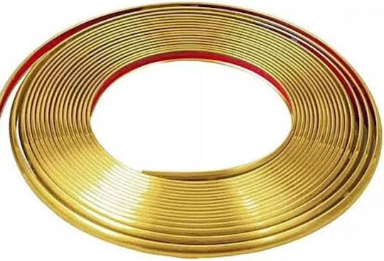 Gold Matte Decorative Strip 6mm Flexible Self-adhesive