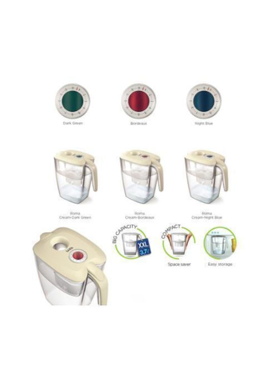 Laica Serving Jug Metallic with Filter 2200ml