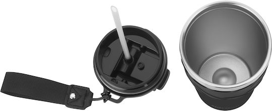 Kraft & Dele Ποτήρι Θερμός Ανοξείδωτο 620ml Kd4267 με Καλαμάκι