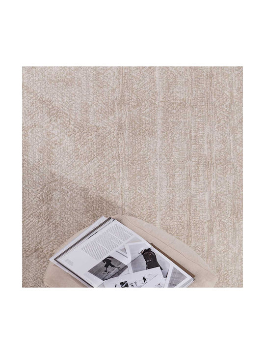 Royal Carpet Solid 1391 Teppich Rechteckig Synthetisch,Polyester/Cotton/Leather Cream