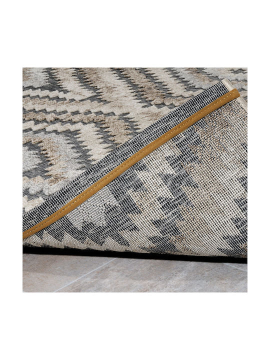 Tzikas Carpets Boheme 00008-957 Rug Outdoor Rectangular Wicker Brown/Grey
