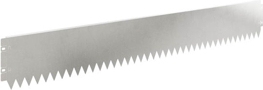 vidaXL Gardă Vie De Grădină Metalică Argintie 15cm x 1.03m 10 Bucăți