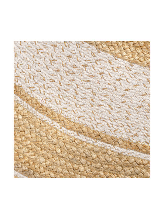 Guy Laroche Majestic Teppich Rund Sommer aus Jute Beige