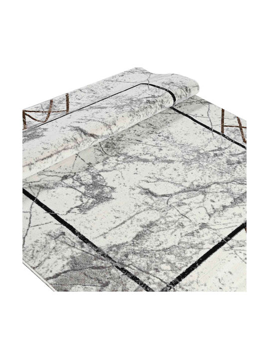 Balsan Estia Teppich Rechteckig Synthetisch,Polyester/Cotton/Leather Light Grey