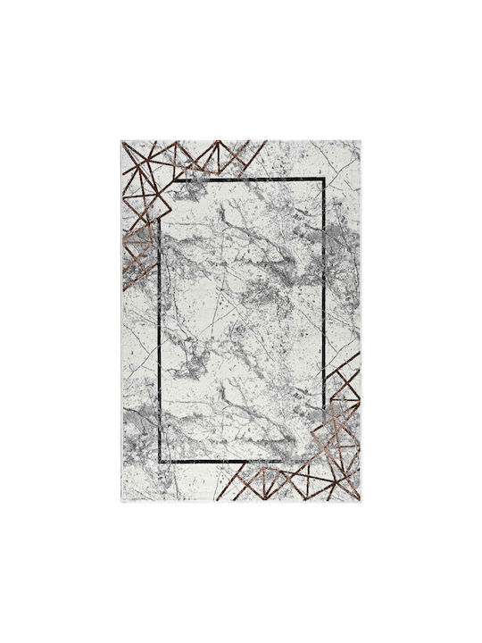 Balsan Estia Teppich Rechteckig Synthetisch,Polyester/Cotton/Leather Light Grey