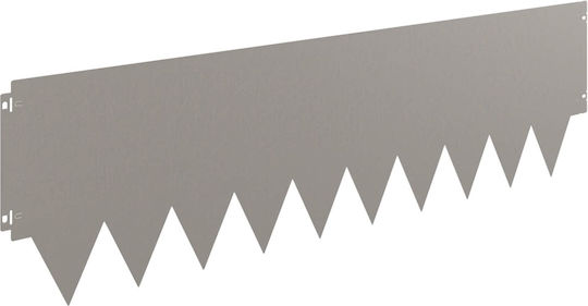 vidaXL Metallic Garden Hedge in Brown Colour 1.03m x 30cm 10 Pieces