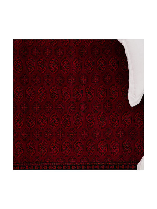 Royal Carpet Afgan 7454A Χαλί Ορθογώνιο με Κρόσια D.red 7454a 100x160cm