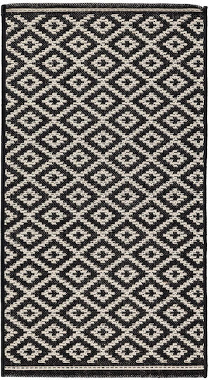 Royal Carpet Flox 721K Χαλί Ορθογώνιο Καλοκαιρινό Ψάθινο Black 67x140cm