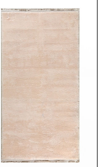 Tzikas Carpets Melia 25171-001 Anti-slip Rug Rectangular Shaggy Ivory