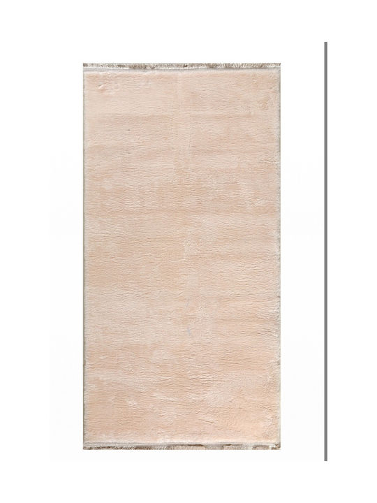 Tzikas Carpets Melia 25171-001 Anti-slip Rug Rectangular Shaggy Ivory