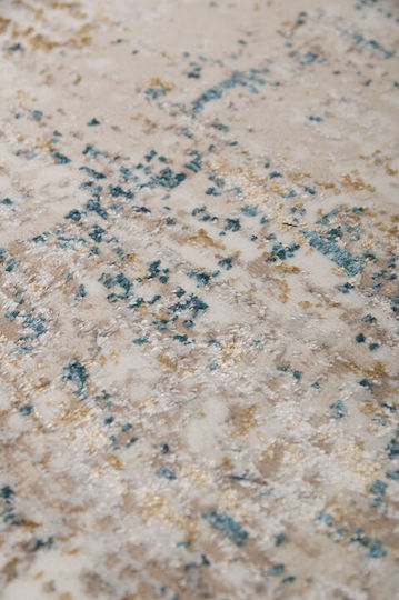 Biokarpet Art 9322b Бяло-Кремаво 67x140