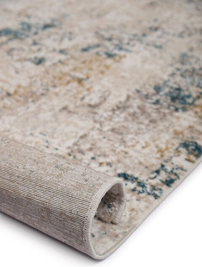 Biokarpet Art 9322b Бяло-Кремаво 67x140