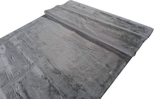 Balsan Rabbit P621136 Килим Правоъгълена Shaggy Заек Silver