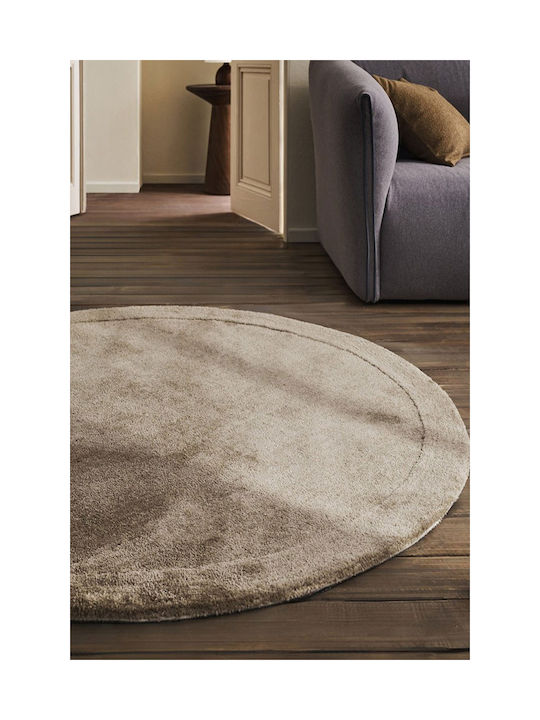 Gofis Home Heaven Rug Round 06 Warm Beige