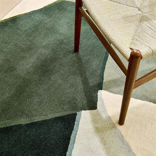 Harlequin Lucrat manual Covor Rectangular Din lână Fern Pistachio