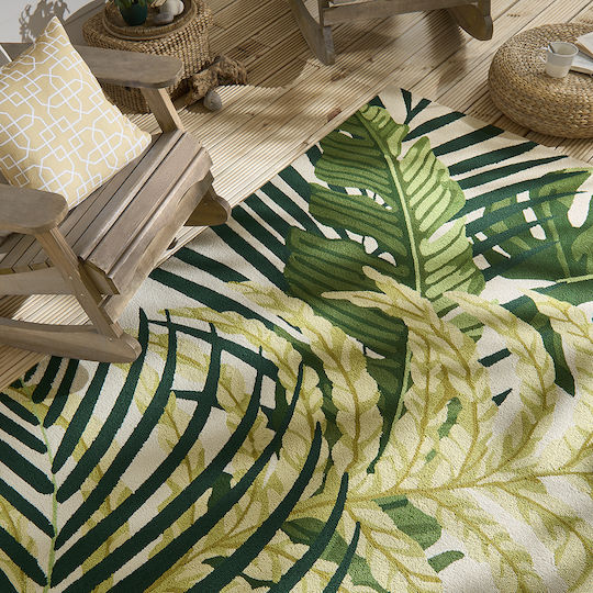 Brink & Campman Manila Artichoke Covor De exterior Rectangular Verde