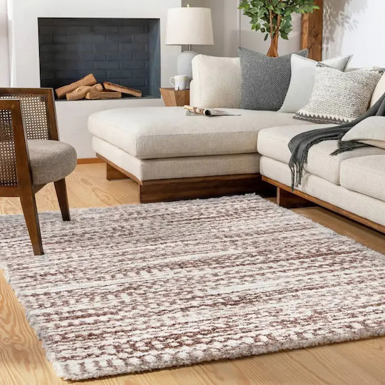 Saray Home Moroccan Χαλί Ορθογώνιο Shaggy Πορτοκαλί 240x300cm