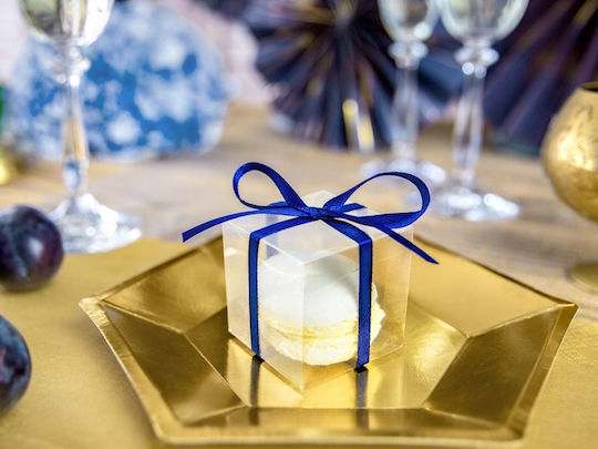 PartyDeco Cutie Pentru Cadou Transparentă 5x5x5cm 10 Bucăți