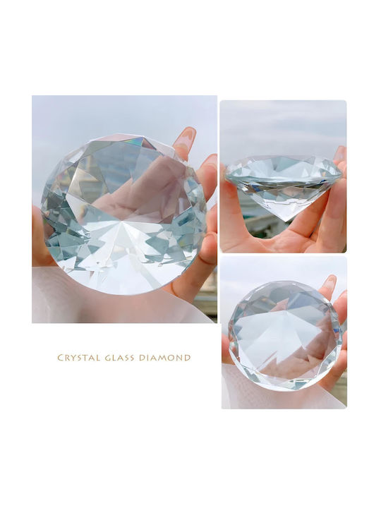 Resteq Diamant Kristall K9 Tischdekoration Diamant K9 Transparent Kristall Ideale Innendekoration