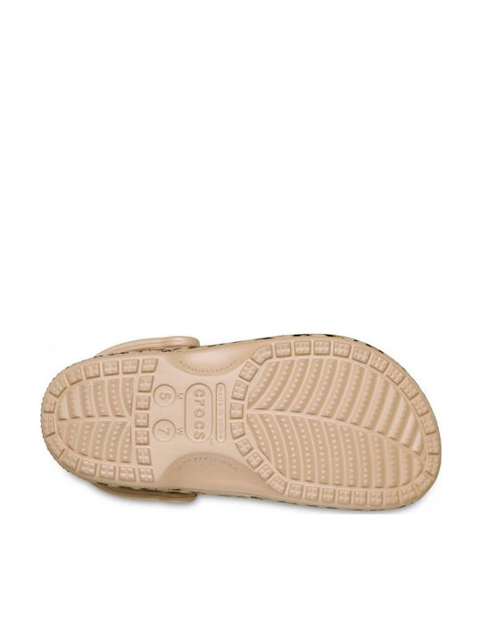 Crocs Crocs Damen Holzschuhe Leo Muster